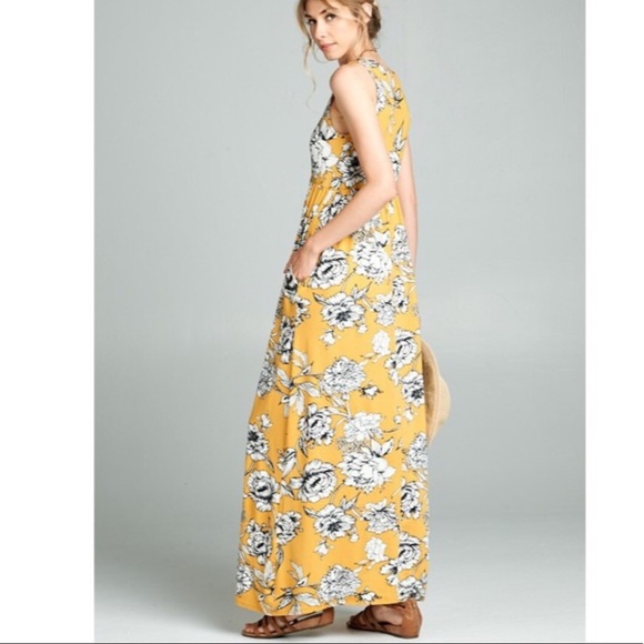 ✨Reposh✨ SPRING FLORAL PRINT MAXI DRESS - Picture 4 of 4